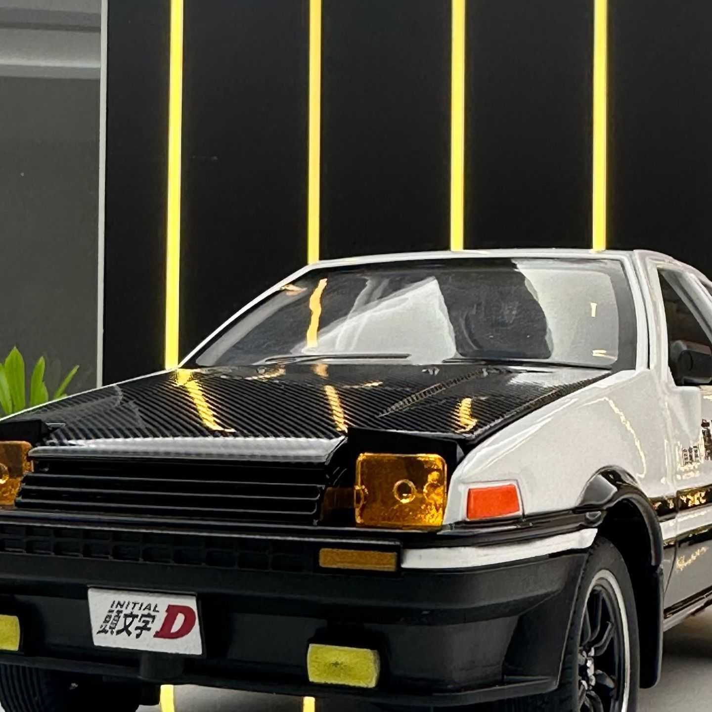 新豪迪合金车模124丰田AE86头