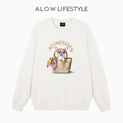 【正品】ALOW LIFESTYLE生活系列 女装2025爆款酷奇无帽卫衣外套