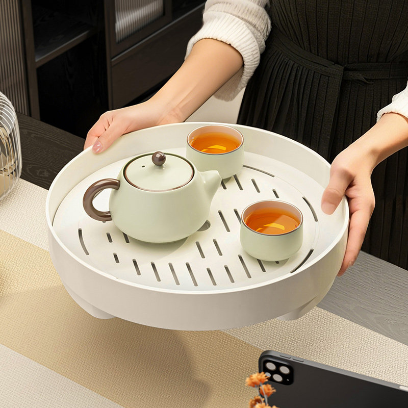 小型茶盘一人家用可储水图片