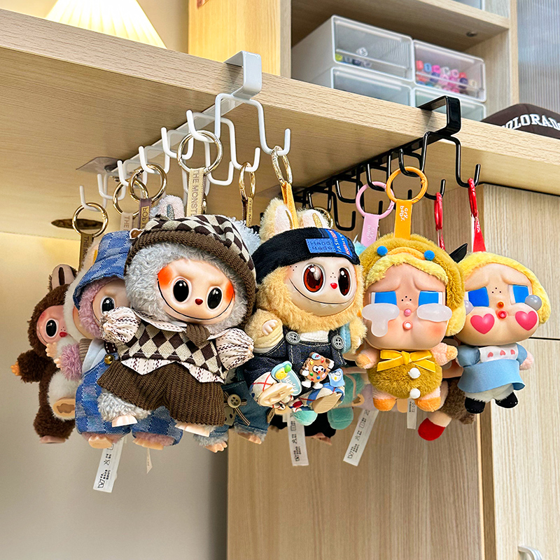 拉布布玩偶挂件展示架免打孔