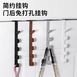 门后挂钩免钉衣服挂架衣帽钩子挂门上卧室挂衣钩子挂衣架门背式