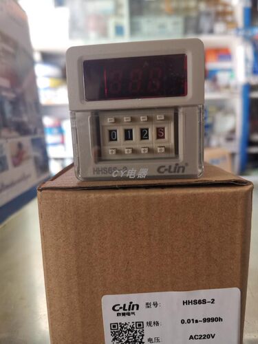 欣灵HHS6S-2数显时间继电器通电延时AC220V 0.01S-9990H代替JSS20