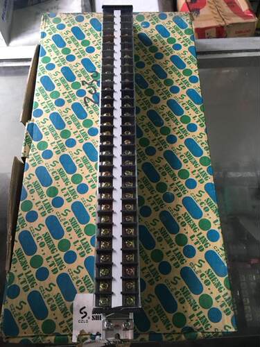 浙江盛菱TD-2030 20A 轨导式30位组合接线端子 排板 端柱A级铜件