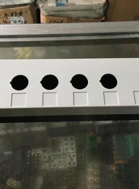 22MM孔径按钮开关盒BX5-22五位孔控制盒防水按钮盒尺寸72mmX280mm