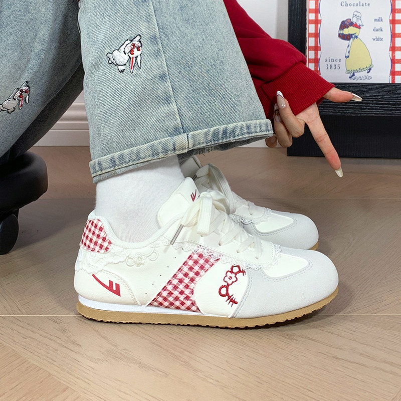 回力可爱kt德训鞋子女鞋百搭学生小白鞋女款2026新款爆款休闲板鞋,女鞋,休闲板鞋,淘宝优惠券,粉丝福利购,淘宝优惠卷