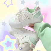 百搭设计感小众板鞋 回力女鞋 爆款 小白鞋 可爱厚底面包鞋 子2026新款