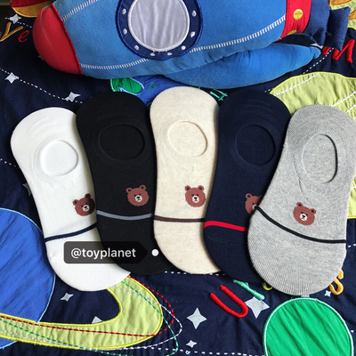 『回馈价』韩国卡通男士短袜