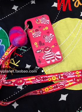 『回馈价』卡通适用于iphoneXS MAX柴郡猫苹果7可爱8plus手机壳6s