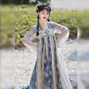 芳菲苑小个子汉服连衣裙春夏日常款可爱风汉元素学生六一表演汉服
