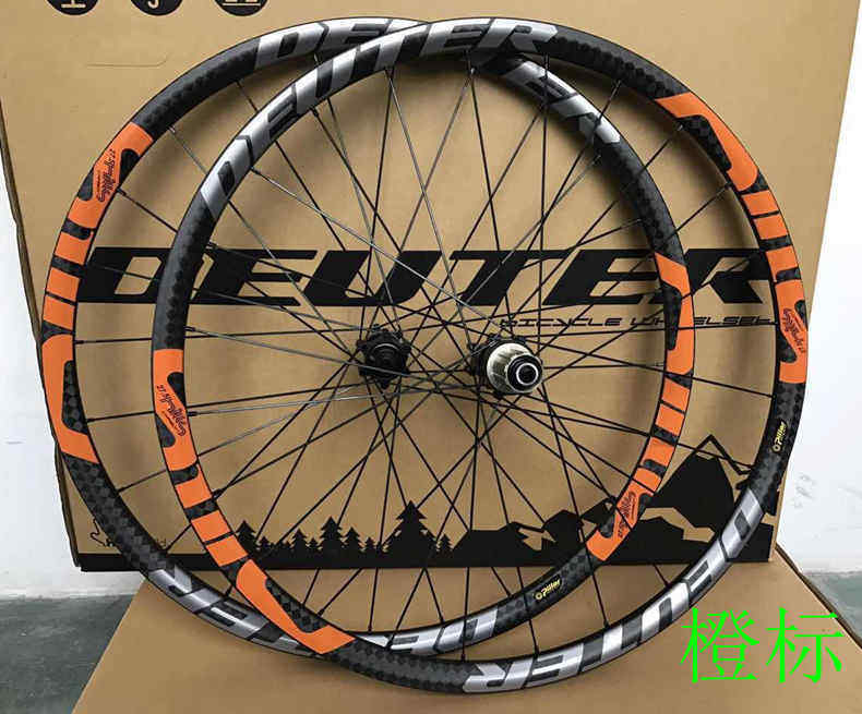 包邮新品多特DEUTER碳纤维轮组山地自行车男快拆筒轴26/27.5ER