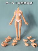 预售 爱特精灵体BJD素体GSC和泡泡布配身12分兵人尺寸 8分女体