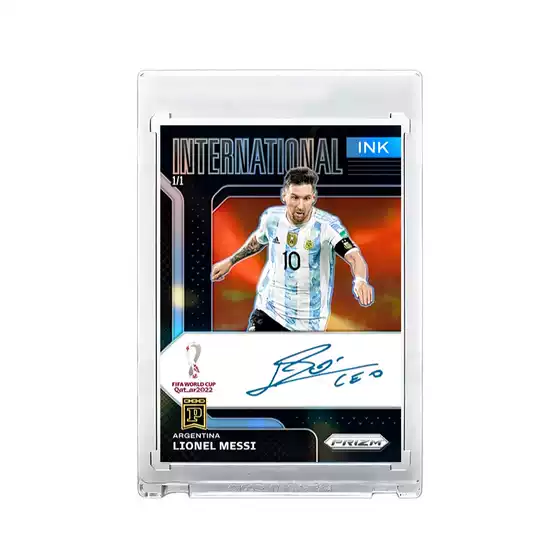Messi Signed Star Card 1/1 Edition LAOSHU Card, Non-Panini Star Card, World Cup Rated Complete Collection Card