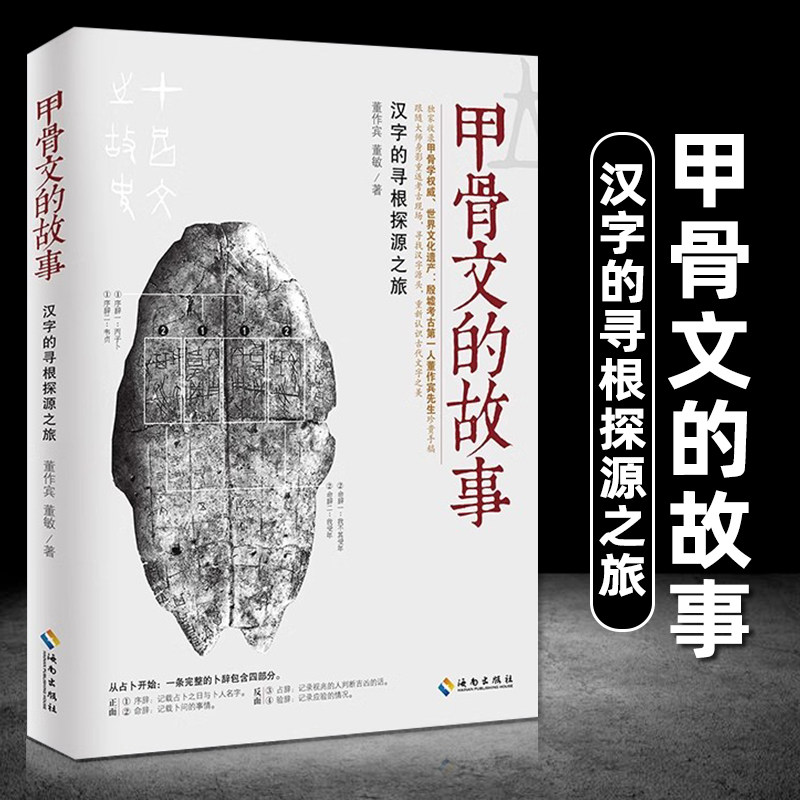 正版 甲骨文的故事 汉字的寻根探源之旅 世界文化遗产 跟随大师重返考古现场 寻找汉字源头 重新认识古代文字之美 海南出版社