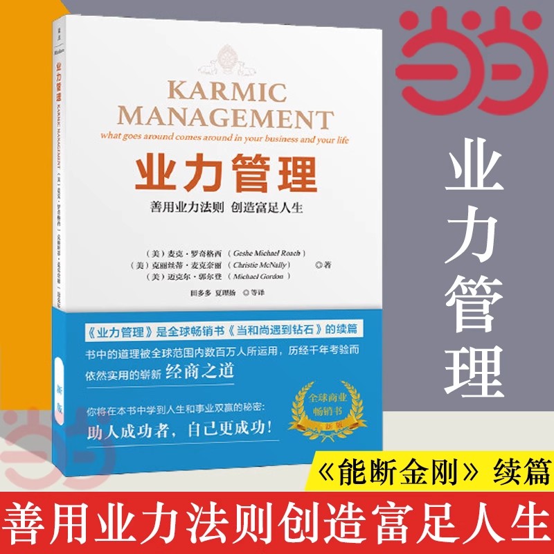 【正版书籍】业力管理：善用业力法则创造富足人生 当和尚遇到钻石 续篇 能断金刚作者麦克·罗奇