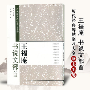 王福庵书说文部首历代经典碑帖临习大全篆书毛笔字帖 简体旁注米字格大本书法基础实战临摹练习技能法教程中国书店