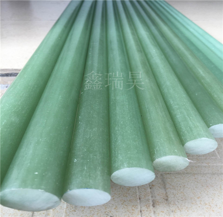 进口环氧树脂棒 玻璃纤维棒 FR4圆棒 水绿色 耐高温玻纤棒 环氧棒