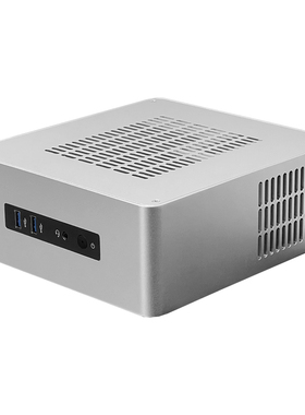 SKTC 铁铝TA80小机箱HTPC台式迷你itx外置电源核显电脑不支持独显