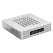 itx机箱静音工控掌上电脑mini半高 SKTC TA45迷你小机箱thin 背挂