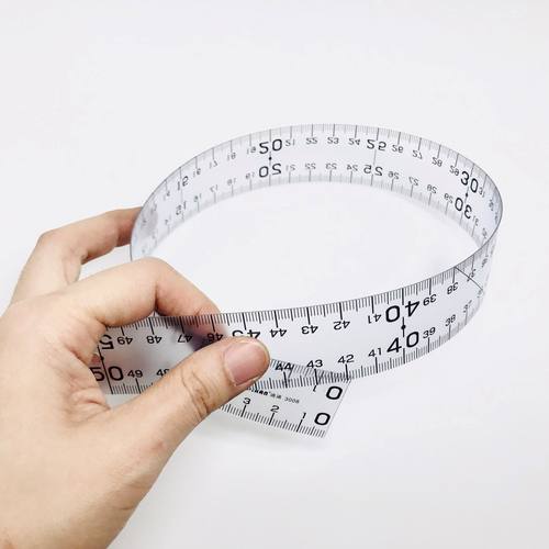 迪涵/DIHAN 3008 50cm曲线用尺 超薄超软尺 手工拼布尺 服装用尺