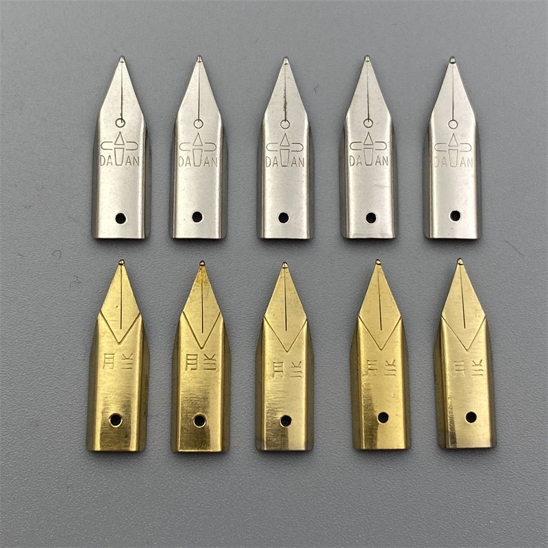 3个包邮贵冠879钢笔尖英雄261笔尖配件库存笔尖钢笔直尖DIY替代尖