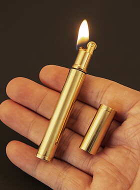 全铜复古便携盘龙棍煤油打火机