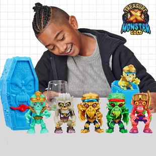 Treasure X宝藏冒险家吸血鬼棺木寻宝挖掘骷髅岛惊喜盲盒儿童玩具