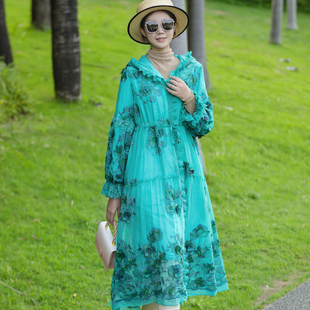 棉服女2025夏季新款中年妈妈轻薄保暖收腰显瘦中长款过膝棉衣外套