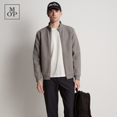 索罗娜棉混纺拼接立领开衫 Polo Marc MOP2025秋季 新款 卫衣男士