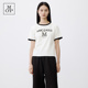 品牌经典 Polo Marc MOP夏季 新品 宽松复古短款 字母T恤女