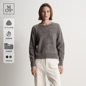 圆领长袖 针织套头毛衣 MOP 25冬新款 100%山羊绒 明星同款