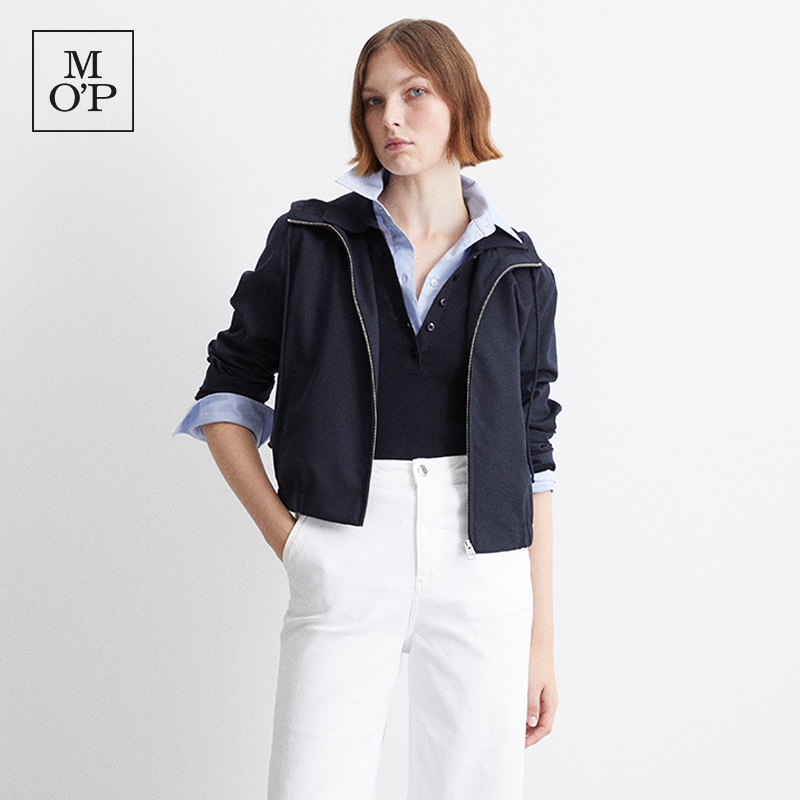 MarcO'Polo羊毛混纺连帽夹克女