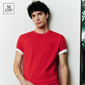 纯棉圆领印花短袖 Marc T恤男女上衣 MOP新年系列25春季 新款 Polo