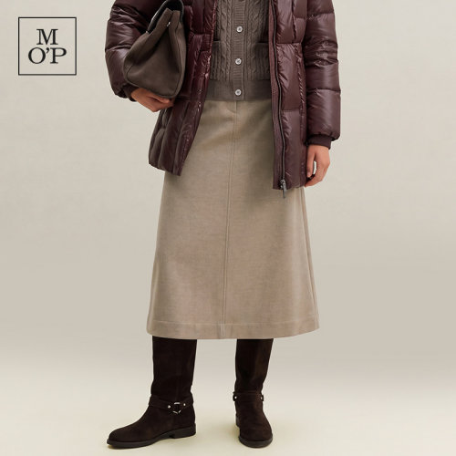 Marc O'Polo2026冬季新款气质半身裙含羊绒A字裙休闲针织半裙女