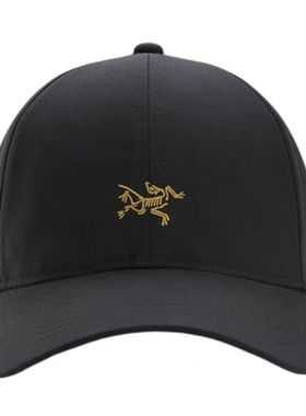 现货正品Arcteryx始祖鸟Logo刺绣鸭舌帽棒球帽男女款24555/140613