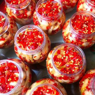 湖南特产酸辣藠头新鲜腌制泡菜