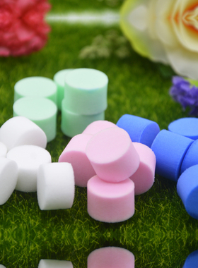 施王蚁馆 15mm 18mm 20mm口径 蚂蚁PVA试管圆柱吸水堵水海绵塞