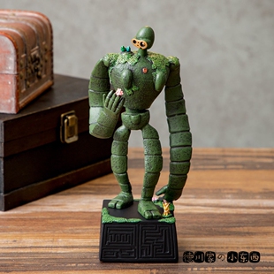 日本代购 天空之城 石头守卫 可爱 静态手办景品 树脂摆件 宫崎骏