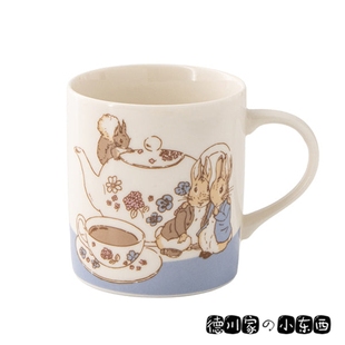 日本代购 彼得兔 Peter Rabbit 可爱卡通 马克笔 咖啡杯 陶瓷水杯