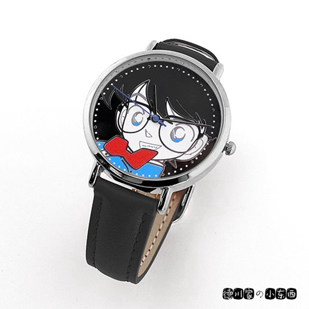 日本代购 名侦探柯南 江户川柯南 大头像 休闲时尚 卡通 手表腕表
