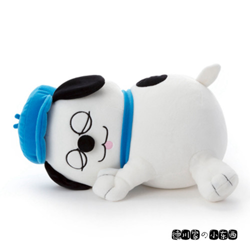 日本代购 Snoopy 史努比 趴着睡觉的蓝帽子 可爱 毛绒公仔 娃娃