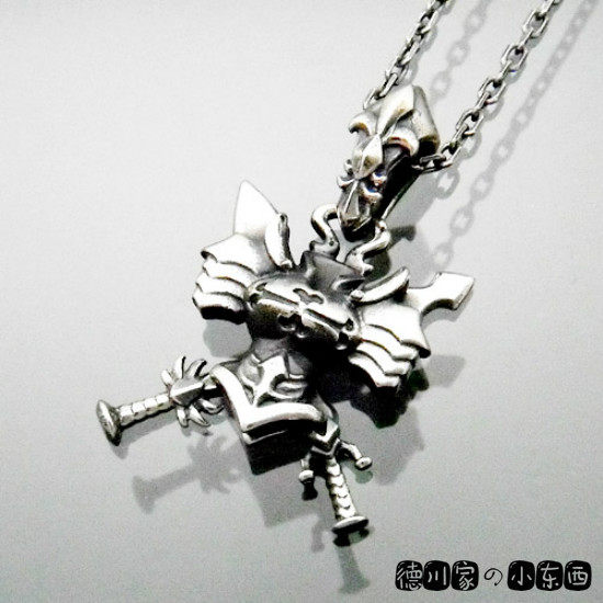 日本代购fairy tail妖精的尾巴艾露莎日常之铠925银项链吊坠首饰