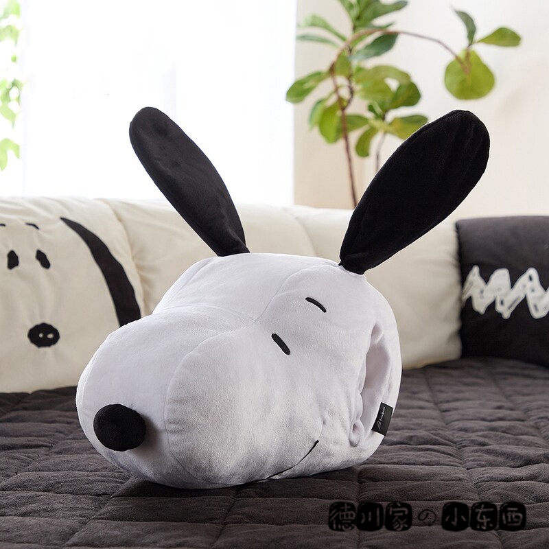 日本代购 snoopy 史努比 捏捏乐 可爱抱枕 翘耳朵 娃娃 公仔玩偶