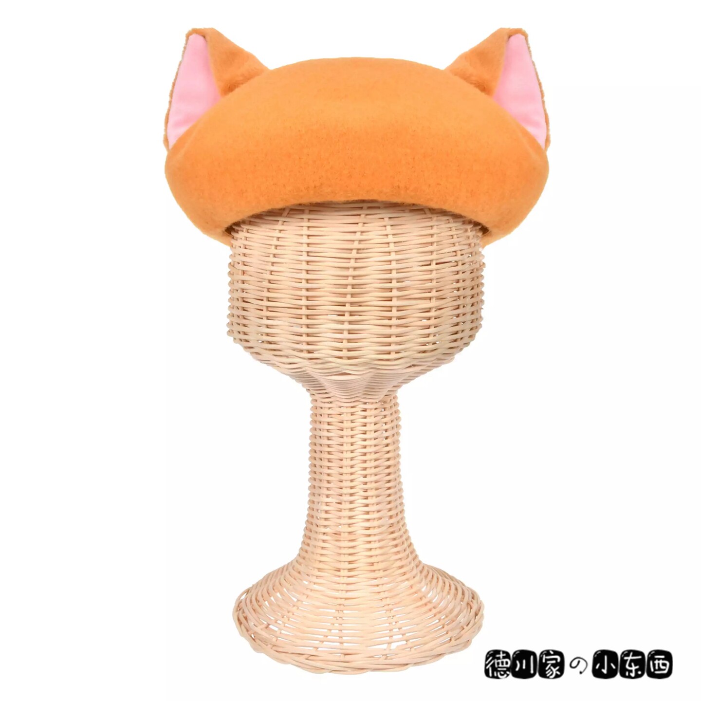 日本爱购 动漫 猫耳 贝雷帽 圆帽 保暖 绒帽子 猫儿历险记 玛丽猫