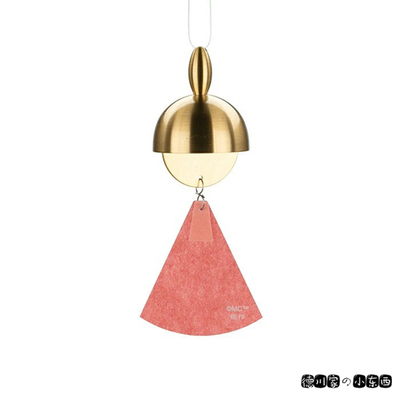 日本代购 Moomin精灵一族 亚美 可爱 铜制 风铃 卧室客厅玄关挂件