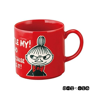 日本代购 Moomin 姆明 亚美 红色 白色 陶瓷 马克杯 咖啡杯 水杯