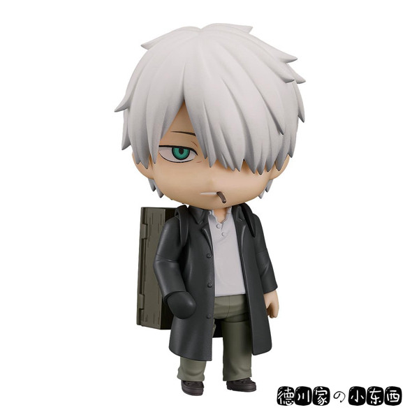 日本代购 虫师 银古 10厘米 卡通 大头 活动手办 粘土人娃娃 摆件