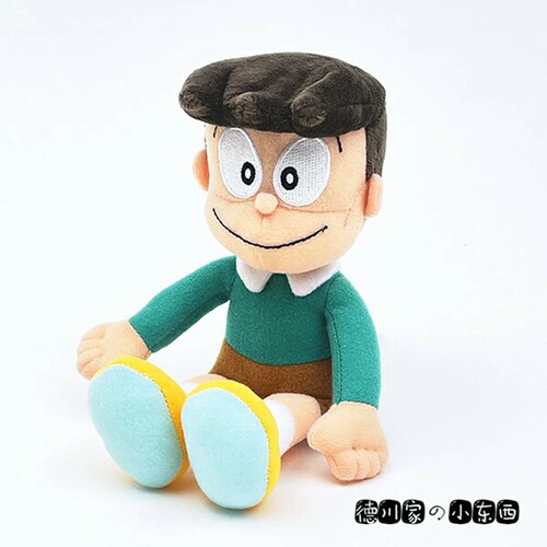 日本代购 动漫毛绒玩具 公仔娃娃 玩偶 哆啦A梦 机器猫 小夫 强夫