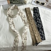 包包装 2m新版 饰发带 时尚 百搭秋冬长款 韩版 天丝长条丝巾领巾女春款