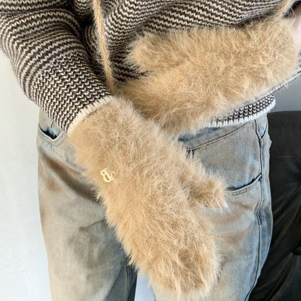 2025年新款纯色毛绒可爱手套系绳挂脖保暖防寒百搭手感舒服多巴胺,服饰配件/皮带/帽子/围巾,手套,淘宝优惠券,粉丝福利购,淘宝优惠卷