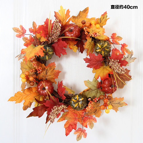 琴艺新款莘伊万圣节花环